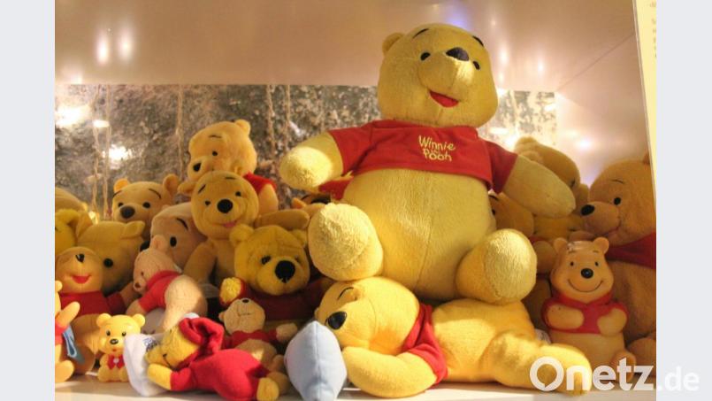 Ohne „Winnie Pooh“ geht es natürlich nicht im Teddybären-Museum. Bild: Holger Stiegler