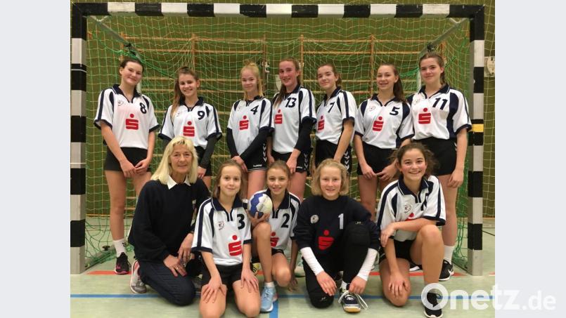 Die Handballerinnen des Herzog-Christian-August-Gymnasiums Sulzbach-Rosenberg sind als Kreis- und Regionalsieger im Bezirksfinale. Bild: stö