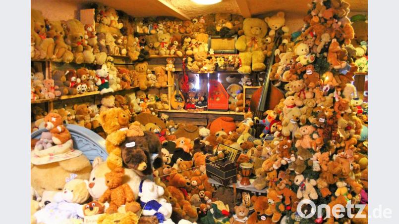 Für jeden Geschmack etwas dabei ist im Teddybären-Museum in Karlsbad. Bild: Holger Stiegler