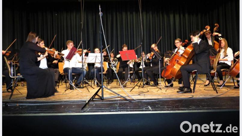 DAs Kammerorchester hat auch aus Schweden ein Lied mitgebracht. Die Musiker begeisterten mit &quot;Jul, stralande jul&quot; (strahlende Weihnacht). Bild: ubb