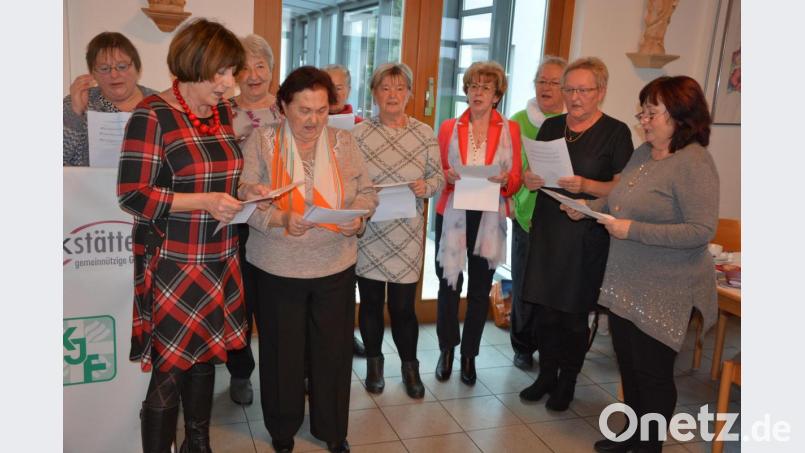 Der Chor des tschechischen Partnervereins aus Plan gab einige musikalische Kostproben. Bild: jr