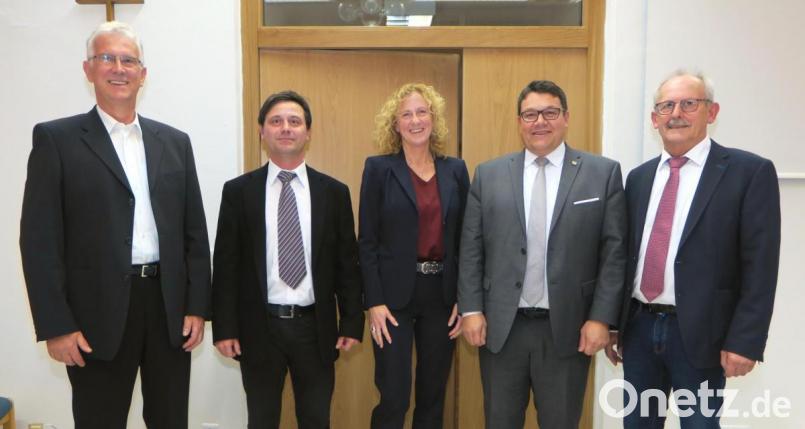 Günther Pronath, Alfred Jäger, Sabine Roidl, Thomas Falter und Harald Bemmerl (von links) zogen eine erfolgreiche Jahresbilanz. Bild: Hirsch