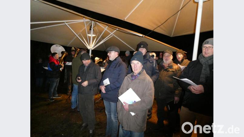 Bei der Waldandacht im Oicherlwold. Bild: Ferdinand Sperber/exb