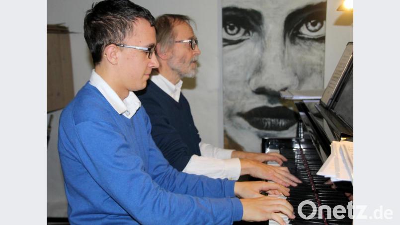 Florian Schieder und Karl- Heinz Kuhl am Piano Bild: Schönberger, Ferdinand [fsb]