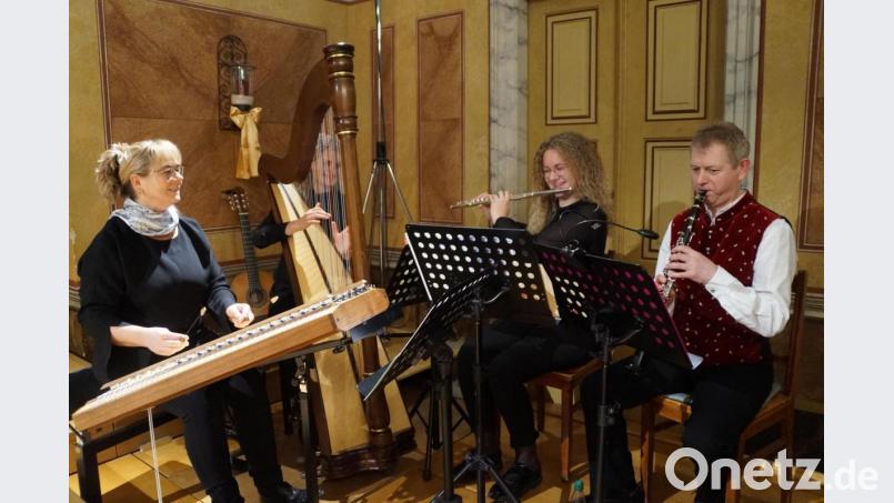 Die „Haidackermusi“ ergänzten mit ihrer exzellenten Stubenmusi“ das Konzert hervorragend. Bild: weu