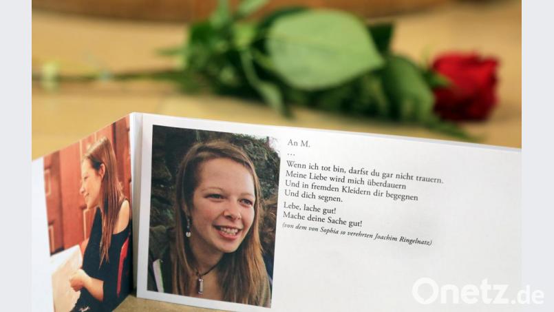 Ein fröhlicher Mensch: Das war Sophia Lösche. Zur Trauerfeier für die ermordete 28-Jährige im August 2018 war der evangelische Landesbischof Heinrich Bedford-Strohm in die Amberger Paulanerkirche gekommen. Bild: Wolfgang Steinbacher