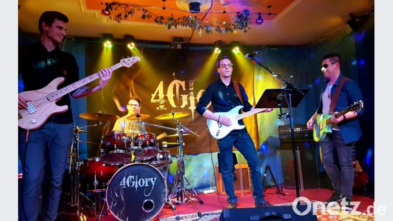 Die Rock-Formation "4 Glory" spielt Balladen und Rock'n'Roll. Bild: Kunz