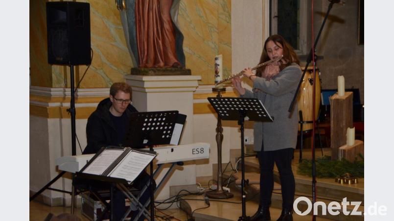 Michael Ertl und Magdalena Süss harmonierten musikalisch zusammen. Bild: dob