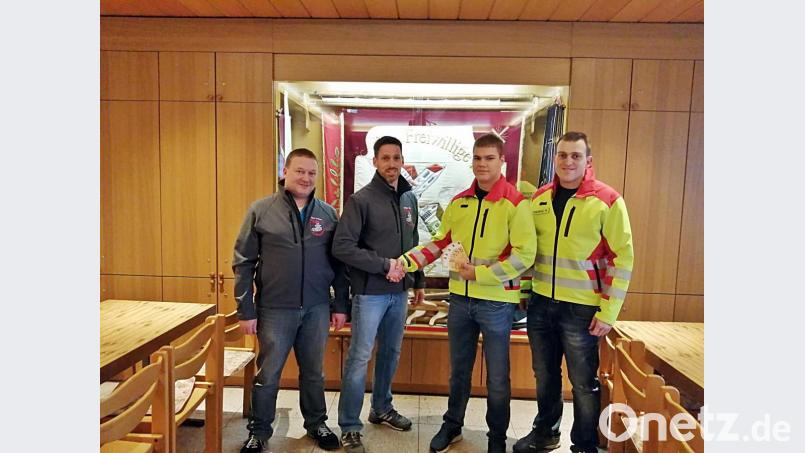 v.l. Thomas Diertl, Jürgen Adelhardt, Justin Goss und Marco Fraunholz Bild: jma