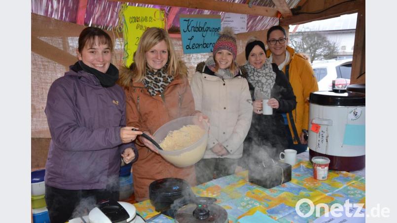 Im Einsatz waren auch Mitglieder der Leonberger Krabbelgruppe. Bild: jr