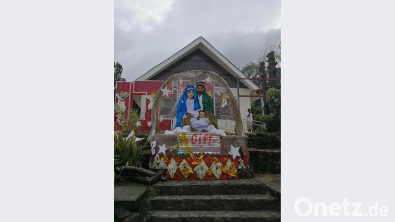 Auf den katholisch geprägten Philippinen darf eine Krippe nicht fehlen. Bild: exb