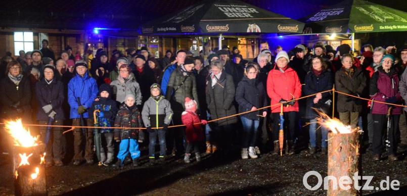 Waldweihnacht des Oberpfälzer Waldvereins, Zweigverein Weiden, auf dem Fischerberg. Bild: Kunz