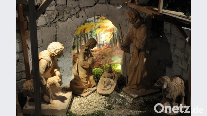 Die Heilige Familie darf in keiner Krippe fehlen. Bild: hba
