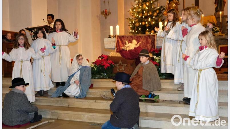 Das beliebte Krippenspiel zieht Erwachsene und Kinder gleichermaßen in die Pfarrkirche zur Kindermette. Bild: mab