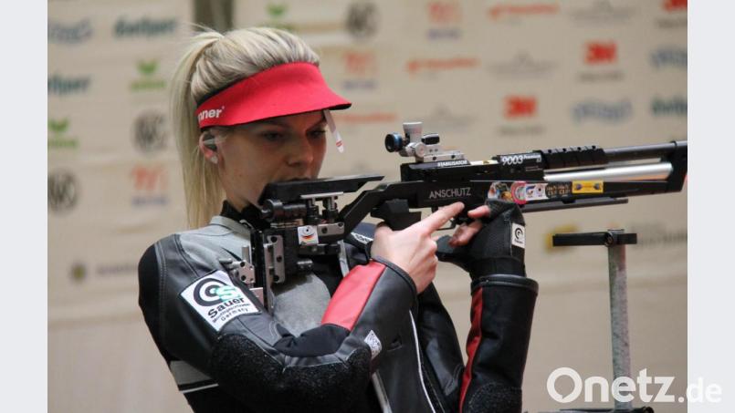 Als Beste hat sich Julia Simon mit dem Luftgewehr für die Europameisterschaft in Breslau/Polen qualifiziert. Bild: dl