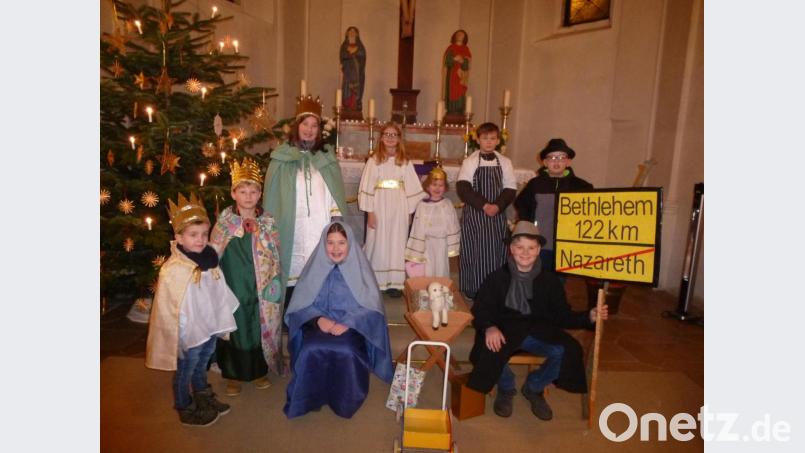 Das Krippenspiel in der Martinskirche. Bild: bk