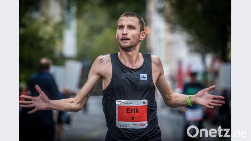 Erik Hille beim Marathon in Köln. Bild: Norbert Wilhelmi/exb