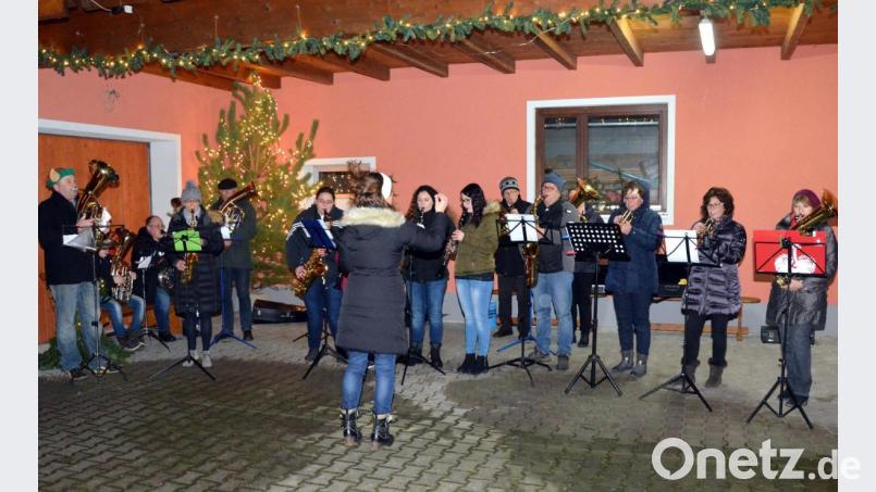 Im &quot;Eismann-Anwesen&quot; musizieren Instrumentalisten unter Leitung von Gerlinde Gläser und halten damit eine lange gehegte Tradition am Leben. Bild: fjo