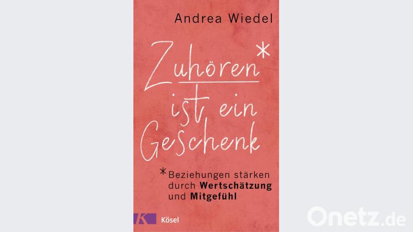 &quot;Zuhören ist ein Geschenk&quot; sagt Autorin Andrea Wiedel. Bild: exb