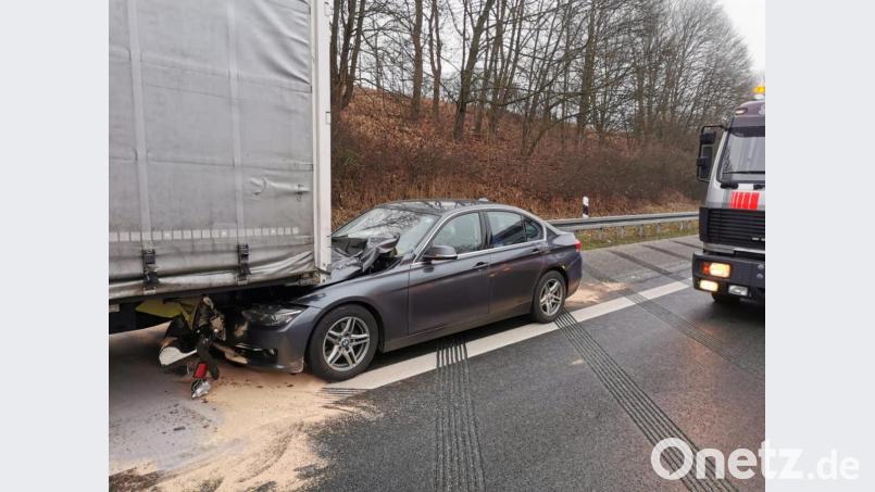 Auffahrunfall auf der A3 nördlich von Regensburg. Bild: Alexander Auer
