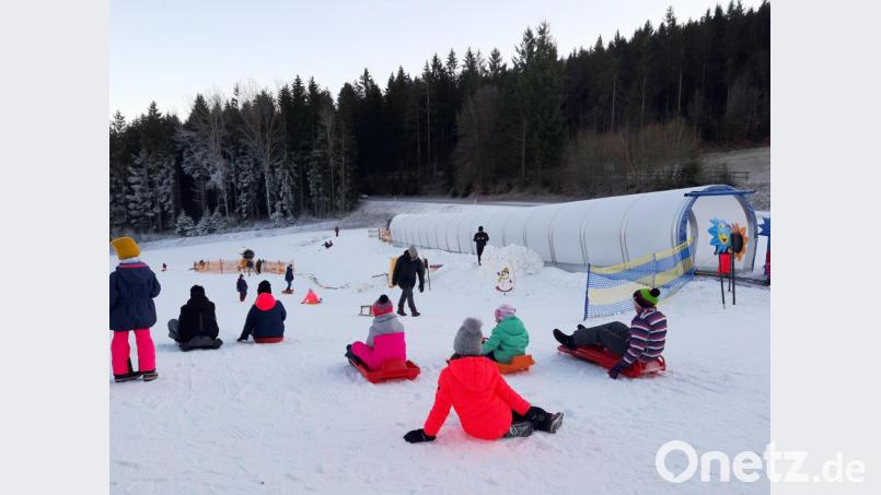 Das Familienland im Fichtelgebirge läuft. Die Schneedecke ist bestens präpariert.. Bild: gis