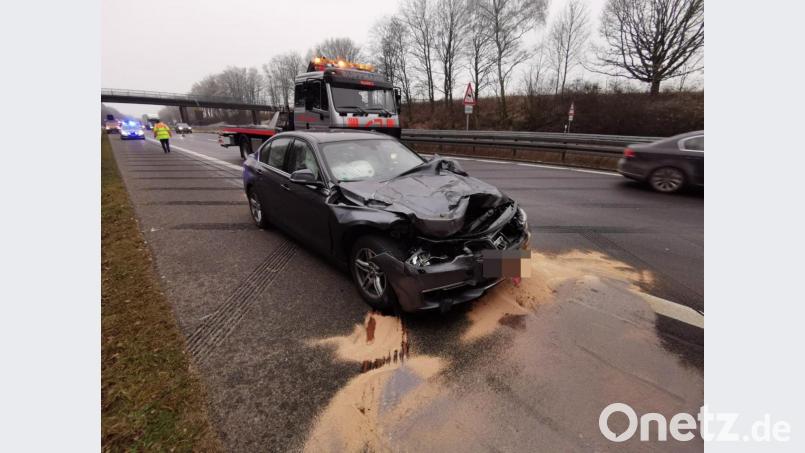 Auf der A3 nördlich von Regensburg hat es gekracht. Bild: Alexander Auer