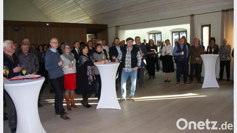 Am Vormittag des Neujahrstags hatte der Markt Falkenberg zum Empfang im Tagungszentrum eingeladen. Bild: wro