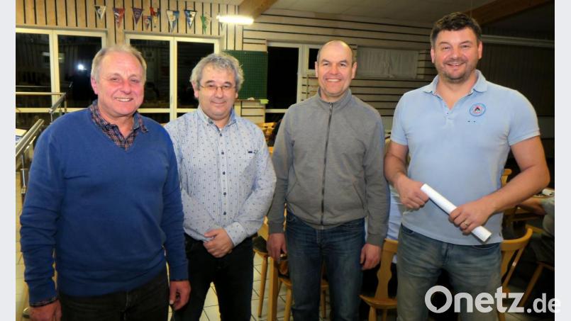 Die TV-Vorstandsmitglieder Peter Haas, Andreas Eckl, Stefan Geitner und Jürgen Böhm (von links) bilden das Messe-Team. Bild: Hirsch