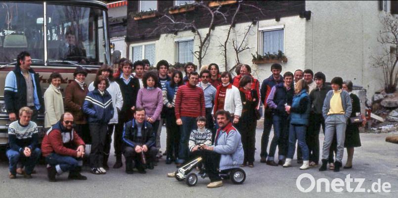 Das obligatorische Gruppenfoto durfte auch schon 1982 nicht fehlen. Archivbild: Hannelore Jäger/exb