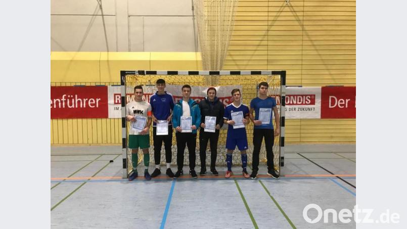 Spannende Spiele gab es bei den A-Junioren zu sehen. Am Ende sicherte sich die Mannschaft aus Dieterskirchen den ersten Platz. Bild: exb