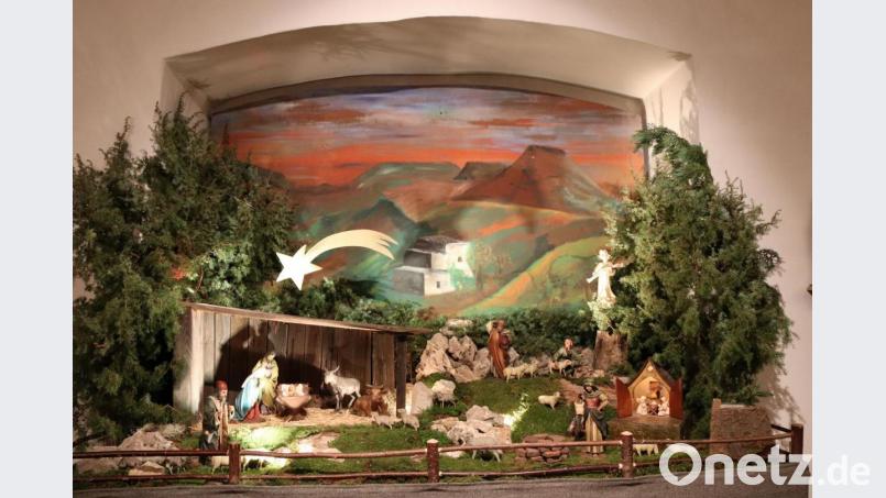 Schon viel Lob erhielt der neue Stall in der St.-Jakobus-Kirche. Bild: mma