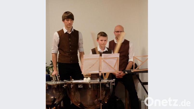 Daniel Feige, jüngster aktiver Musiker in der Kapelle, hat mit der Petersburger Schlittenfahrt seinen großen Auftritt. Bild: wlr