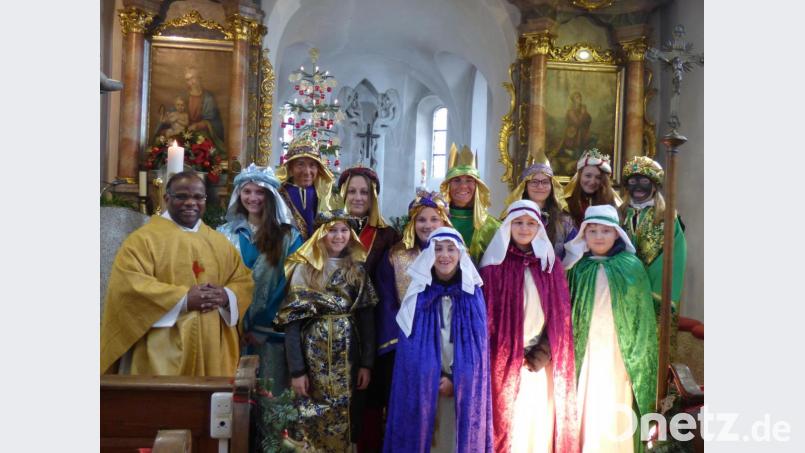 Die Sternsinger waren auch in Etsdorf unterwegs. Bild: Marion Koch