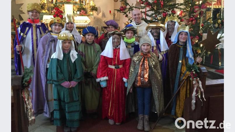 Die Sternsinger der Expositurgemeinde Wilchenreuth sammeln stolze 2200 Euro für Friedensprojekte. Bild: exb