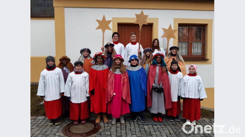 1374,45 Euro an Spenden sammeln die Sternsinger in Neudorf. Bild: rgl
