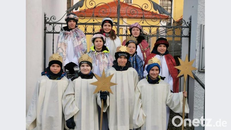 Die Neuzirkendorfer Sternsinger. Bild: ü