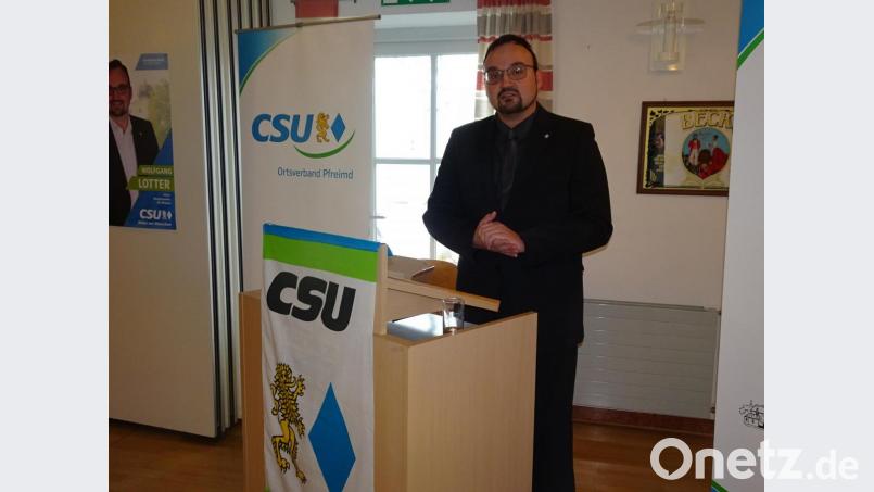 Bürgermeisterkandidat Wolfgang Lotter. Bild: hm
