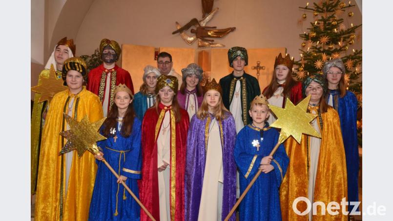 Die Sternsinger aus Burkhardsrieth. Bild: bey