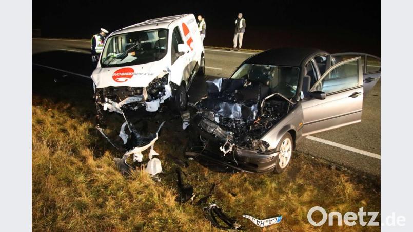 Die B299 war nach dem Unfall rund zwei Stunden gesperrt. Bild: Alexander Auer