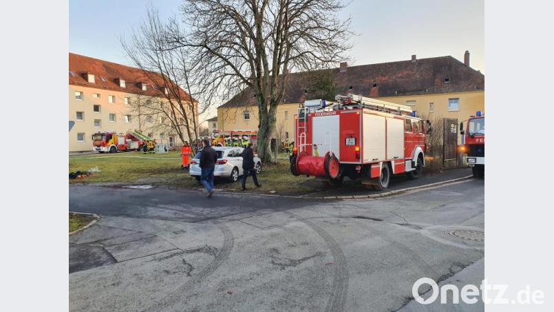 Bei einem Brand am Montagnachmittag kam in Kirchenlaibach ein 35-Jähriger ums Leben. Bild: Alexander Auer