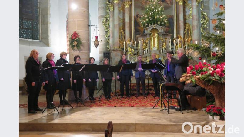 Das Vokalensemble ChorDiSono begeisterte die Zuhörer beim Benefizkonzert in der Kemnather Stadtpfarrkirche. Bild: jzk