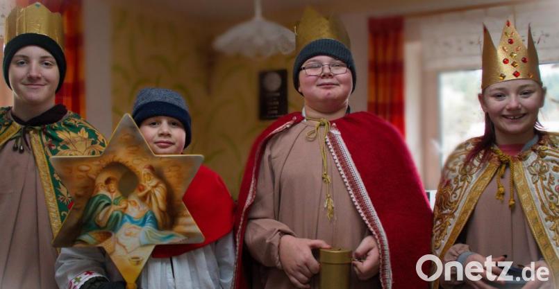 Die Sternsinger von Liebenstein. Bild: Renate Bauer-Zölch/exb