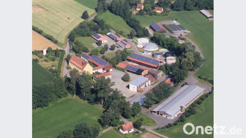 Almesbach aus der Luft. Bild: exb