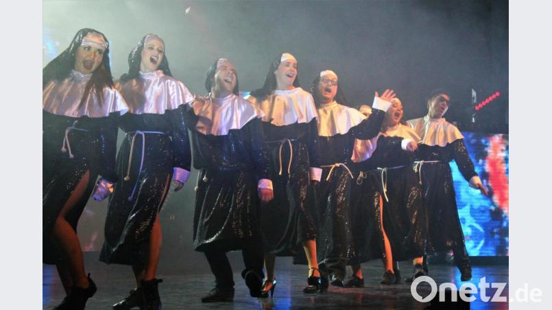 Der Ausschnitt aus &quot;Sister Act&quot; ist einer der Höhepunkte der Show &quot;Best of Musicals&quot; in der Max-Reger-Halle. Bild: stg