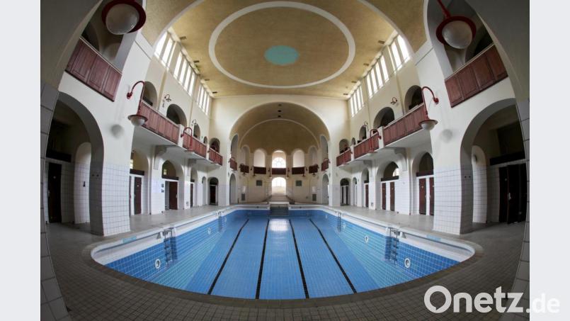 Innenansicht des stillgelegten Volksbades in Nürnberg. Bild: Daniel Karmann