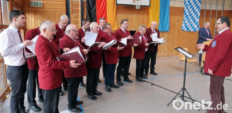 Musikalisch umrahmt wurde der vierte Neujahrsempfang des Erholungsortes vom Männergesangverein „Frohsinn“. Bild: bsc