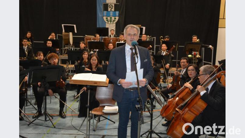 Begrüßung durch Bürgermeister Roland Grillmeier. Bild: jr