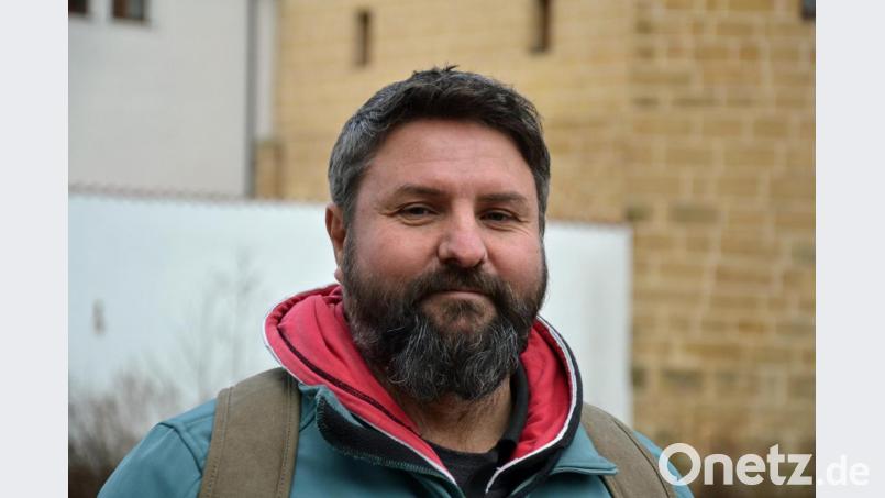 Der Australier Anthony Harwood (49) besucht derzeit Amberg und erzählt von den verheerenden Buschbränden in seiner Heimat. Bild: spw