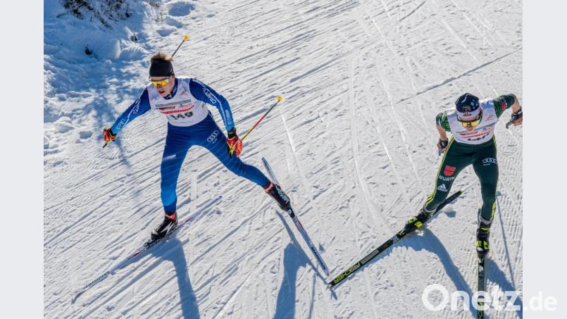Jonas Mendl erreichte im stark besetzten Doppeljahrgang mit Rang neun im Sprint und Rang sieben über 9,2 Km zwei Top Resultate Bild: chl