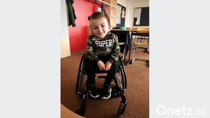 Luca ist gerne in der Schule. Am liebten mag er das Fach Englisch, verrät er. &quot;Das fällt mir leicht zu lernen.&quot; Bild: juh